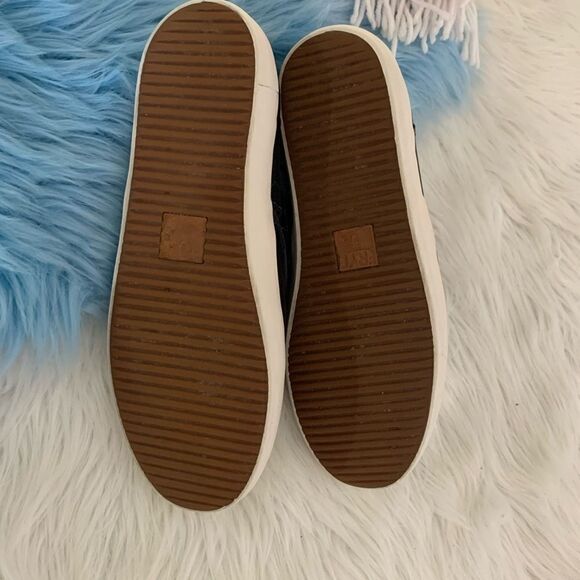 Frye The Dylan Black Leather Moto Zip Sneaker 9 Edgy - Picture 2 of 7